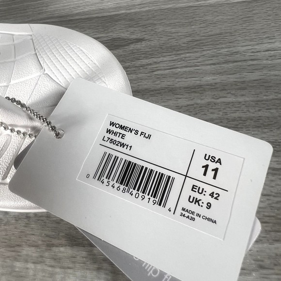 Aetrex Sandals Women’s 11 White Flip Flops Lynco Orthotic Arch Support Comfort - Picture 10 of 15